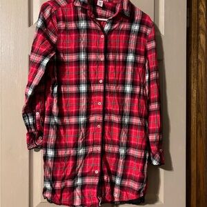 Victoria Secret soft flannel night shirt